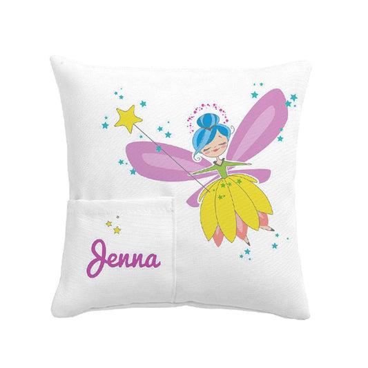 10 Pack 20 x 20cm Sublimation Blank Tooth Fairy Cushion Cover with Pocket BulkCrafting Blanks