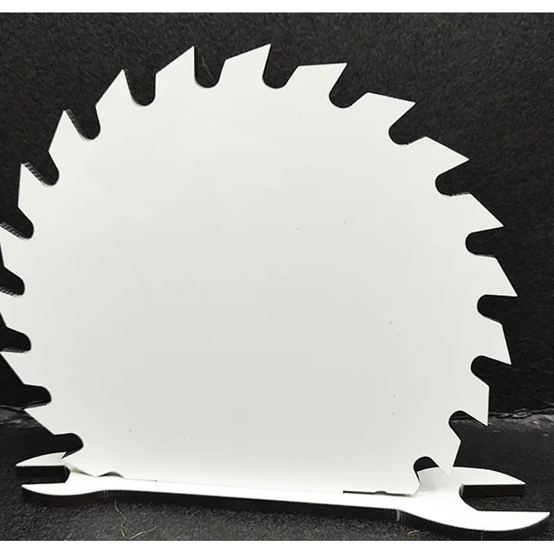 10 Pack MDF Photo Frame in Saw Blade Style - 175x153x5mm BulkCrafting Blanks