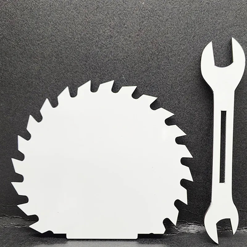 10 Pack MDF Photo Frame in Saw Blade Style - 175x153x5mm BulkCrafting Blanks