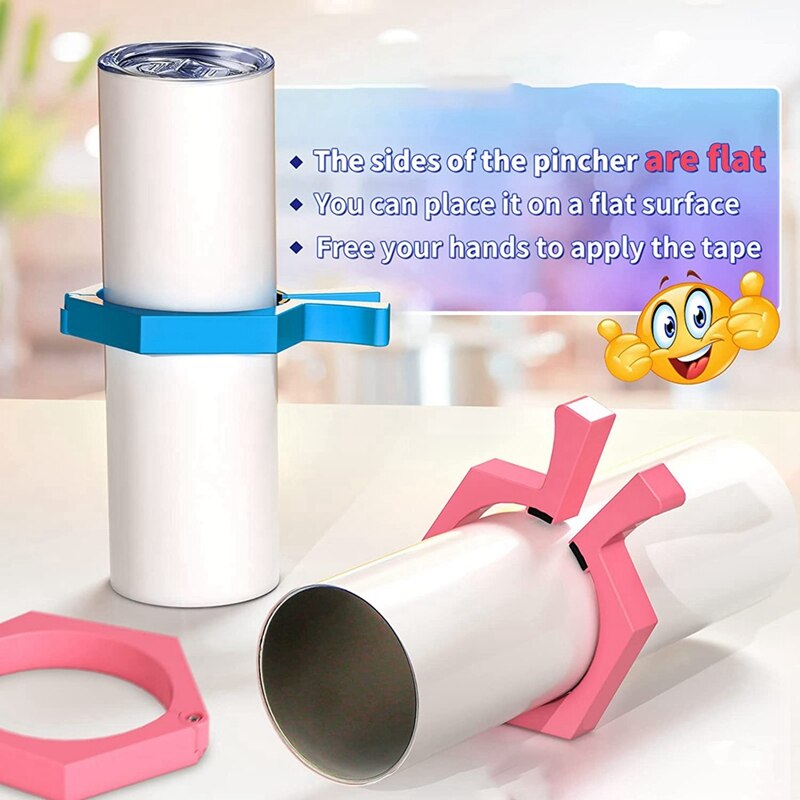 4 Pack Sublimation Skinny Straight Tumbler Clamp / Pincher BulkCrafting Blanks