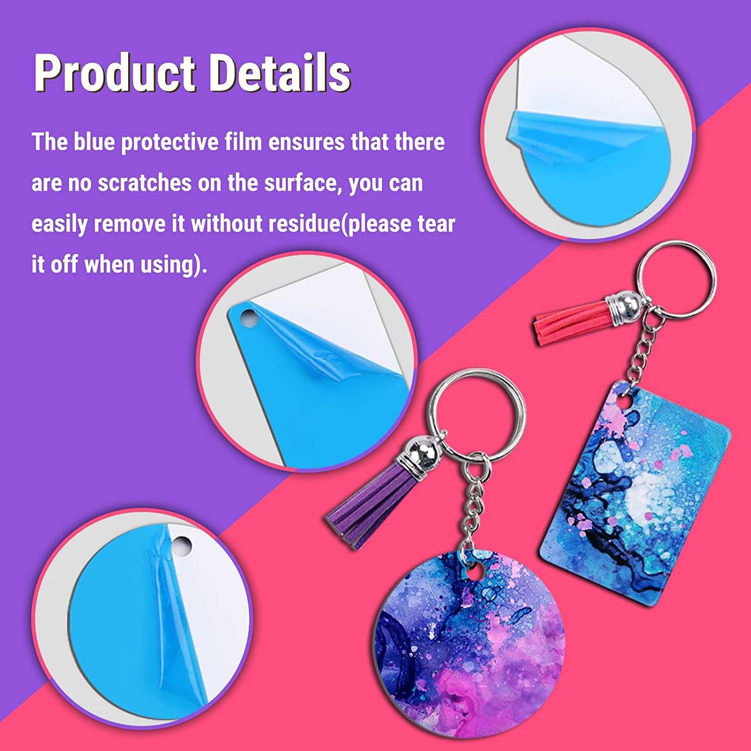 42Pcs Mixed Sublimation Blanks - earrings, keychains, mouse pads, coasters BulkCrafting Blanks