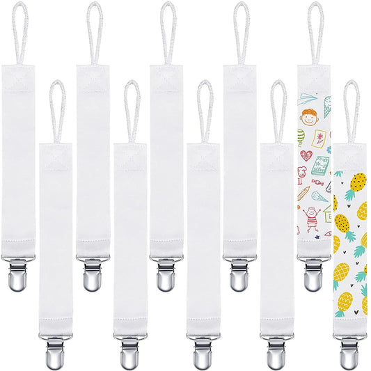 5 or 10 Pack - Baby Pacifier / Dummy Clips BulkCrafting Blanks
