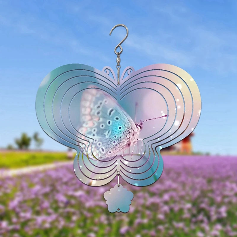 2 Pack Butterfly Sublimation Wind Spinner Blanks