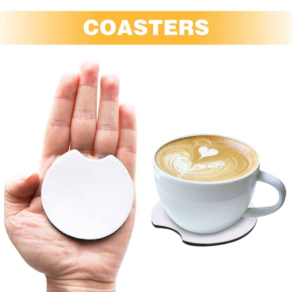 30 Pack Sublimation Car Coasters