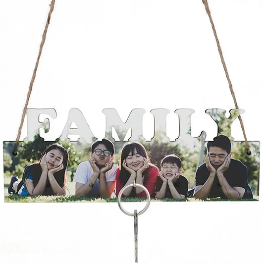 10 Pack - Sublimation Family or Love Key Hanger