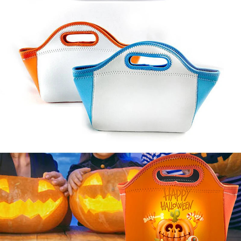 5 Pack - Sublimation Neoprene Lunch Bags